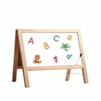 Diy Toys Çift Taraflı Manyetik Masaüstü Ahşap Yazı Tahtası