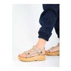 diya shoes Spor Step Outdoor Trekking Cırtlı Yüksek Taban Kadın Sandalet