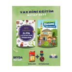 Diyanet İşleri Başkanlığı Etkinliklerle Dinimi Öğreniyorum Seti (2 Kitap) Hafıza Teknikleriyle Elif Ba,Oyuncak ve Kalem Hediye