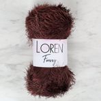 Diyar-ı Fırsat Loren Furry Kahverengi El Örgü İpi - RF093 - 34064
