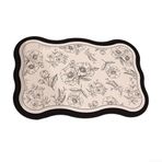 Diyatomlu Toprak Banyo Zemin Paspası, 40x60 cm Kaymaz Hızlı Kuruyan Su Emici Banyo Halısı, Duş Küvet Girişi için Düşmeye Karşı Güvenlik Halısı (A)