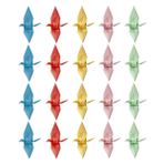 DIYEAH 100 Adet El Yapımı Japon Origami Vinçleri 6cm Kağıt Süslemeleri Düğün Ev Partisi El Sanatları İçin