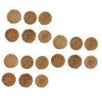 DIYEAH 18 DIY Küpe Aksesuarları Küpe Rattan Süs Takı Parçaları DIY Zanaat Kolye Bohem Tarzı Takı Için Kolye Rattan Kolye Küpe DIY Takılar