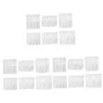 DIYEAH 3 Set Diy Geometrik Küpe Kolye Kristal Tutkal Kalıp Ayna Silikon Kalıp Takı Yapımı Için Takılar Bilezikler Için Mektup Boncukları Kitler Zincir Altın Beyaz Silika Jeli 6 Adet*3