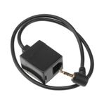 DIYEAH Rj9 6p4c Soket - 2 5 Mm Stereo Jak Ses Kablosu Kulaklık Adaptörü - Modern Ip Telefon Sistemleri Için