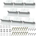 DIYIIRON 8 adet Güneş Paneli Montaj Z Braketleri RV, Tekne, Duvar, Karavanlar, Güneş Paneli Montaj Braketleri için