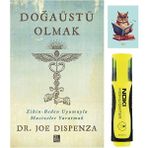 Diyojen Yayıncılık Doğaüstü Olmak-Joe Dispenz-Sarı Fosforlu Kalem-Not Defteri Seti