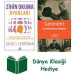 Diyojen Yayıncılık Zihin Okuma Oyunları + Geometri + Dünya Klasiği Hediye - Hayır