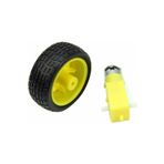 Diyotlab Arduino Robot Tekerlek ve DC Motor Seti - Araba Tekerlek Set