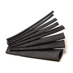 Diyotlab Kablo Toplama Çorabı Seti, 8 Farklı Çap (3-25mm), Siyah, 4 Metre Toplam Uzunluk, PET Polyester