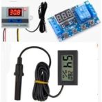 Diyotlab Kuluçka Seti, 220V Termostat W3001, Zaman Modülü, Dijital Isı ve Nem Ölçer, Zaman Ayarlayıcı