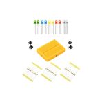 Diyotlab Mini Breadboard Seti, 10 Adet Karışık LED, 30 Adet Direnç, 4 Adet Buton