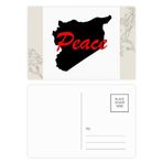 Dıythinker 14x9 cm 20 Adet Renkli Alıntı Barış Çiçek Kartpostal Seti