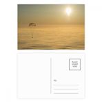 Dıythinker 14x9 cm 20 Adet Renkli Altın Parlak Güneş Kapalı Balon Kartpostal Seti