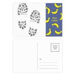 Dıythinker 14x9 cm 20 Adet Renkli Ayakkabı Baskıları Ayak İzi Modern Stil Moda Poster Muz Kartpostal Seti