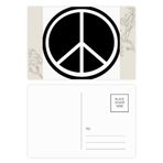 Dıythinker 14x9 cm 20 Adet Renkli Barış Sembolü Nükleer Savaş Önleyici Desen Çiçek Kartpostal Seti