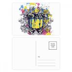 Dıythinker 14x9 cm 20 Adet Renkli Grafiti Sokak Varili Gitar Eller Desen Kartpostal Seti
