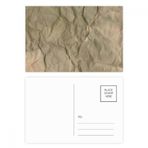 Dıythinker 14x9 cm 20 Adet Renkli Kağıt Kirli Katlamalı Doku Oluklu Kartpostal Seti