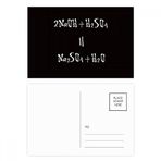 Dıythinker 14x9 cm 20 Adet Renkli Kimya Kowledge Asit-Baz Tepki Kartpostal Seti