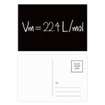 Dıythinker 14x9 cm 20 Adet Renkli Kimya Kowledge Molar Gaz Kartpostal Seti
