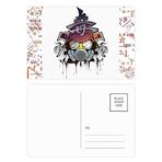 Dıythinker 14x9 cm 20 Adet Renkli Kirlilik Renkli Japon Gaz Maskesi Formula Kartpostal Seti