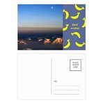 Dıythinker 14x9 cm 20 Adet Renkli Kum Muhteşem Doğal Manzara Muz Kartpostal Seti