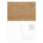 Dıythinker 14x9 cm 20 Adet Renkli Kumaş Keten Örgü Kahki Soyut Kartpostal Seti