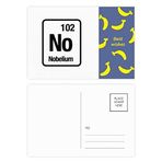 Dıythinker 14x9 cm 20 Adet Renkli Nobelium Kimyasal Element Chem Muz Kartpostal Seti
