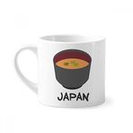 Dıythinker 170 ml Beyaz Geleneksel Japon Lezzetli Miso Çorba Mini Kahve Seramik Kupa