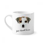 Dıythinker 170 ml Beyaz Jack Russell Terrier Köpek Evcil Hayvan Mini Kahve Seramik Kupa