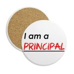 Dıythinker 2 Adet Alıntısı I Am A Principle Seramik Bardak Altlığı