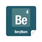 Dıythinker 2 Adet Süet Kumaş Be Beryllium Kimyasal Element Kimyasal Cam Temizleme Bezi ve Telefon Ekran Temizleyici