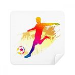 Dıythinker 2 Adet Süet Kumaş Futbol Sporcuları Çekim Çalışan Çalışan Gözlük Temizleme Bezi ve Telefon Ekran Temizleyici