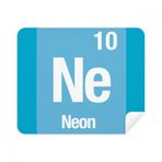 Dıythinker 2 Adet Süet Kumaş Ne Neon Kimyasal Element Bilim Telefon Ekran Temizleyici ve Gözlük Temizleme Bezi
