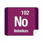 Dıythinker 2 Adet Süet Kumaş Nobelium Kimyasal Element Chem Telefon Ekran Temizleyici ve Gözlük Temizleme Bezi