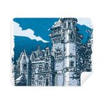 Dıythinker 2 Adet Süet Kumaş Old Castle Medieval Knights Of Europe Amblem Telefon Ekran Temizleyici ve Gözlük Temizleme Bezi