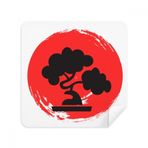 Dıythinker 2 Adet Süet Kumaş Soyut Fırça Japonya Desenli Gözlük Temizleme Bezi ve Telefon Ekran Temizleyici