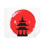 Dıythinker 2 Adet Süet Kumaş Tapınak Soyut Fırça Japonya Telefon Ekran Temizleyici ve Gözlük Temizleme Bezi