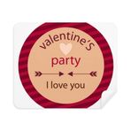 Dıythinker 2 Adet Süet Kumaş Valentine'S Party I Love You Arrows Kalp Telefon Ekran Temizleyici ve Gözlük Temizleme Bezi