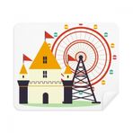 Dıythinker 2 Adet Süet Kumaş Ziyaret Tema Parkı Güney Kore'de Telefon Ekran Temizleyici ve Gözlük Temizleme Bezi