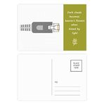 Dıythinker 20 Adet 14x9 cm Renkli Priz Desenli Devre Diyagramı Şiir Kartpostal Seti
