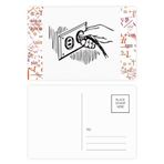 Dıythinker 20 Adet 14x9 cm Renkli Soket Fişi Desenli Devre Diyagramı Formül Kartpostal Seti