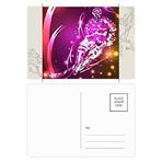 Dıythinker 20 Adet 14x9 cm Renkli Spor Kayak Buz Hokeyi Çizgi Film İllüstrasyon Çiçek Kartpostal Seti