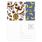 Dıythinker 20 Adet 14x9 cm Renkli Yerli Amerikan Hint Hayvan Totem Muz Kartpostal Seti