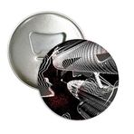 Dıythinker 3 Adet Urban Life Building City Yuvarlak Şişe Açacağı Buzdolabı Mıknatısı Rozet Düğmesi