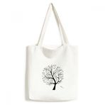 Dıythinker 33x40 Cm Erkek Ağaç Şekilli Arama Sınırları Matematiksel Formüller Bilim Kalkülü Boyalı Çubuk Figür Environ Tally Tote Kanvas El Çantası