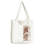Dıythinker 33x40 Cm Erkek Çin Ejderhası Hayvan Portre Tote Kanvas El Çantası