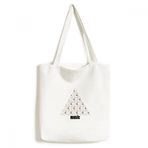 Dıythinker 33x40 Cm Erkek Gergin Müzik Notaları Beyaz Tote Kanvas El Çantası