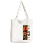 Dıythinker 33x40 Cm Erkek Hayvanlar Meyveler Revelry Tote Kanvas El Çantası