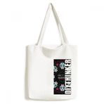 Dıythinker 33x40 Cm Erkek Kafa Tası Gül Happy The Day Of The Dead Tote Kanvas El Çantası